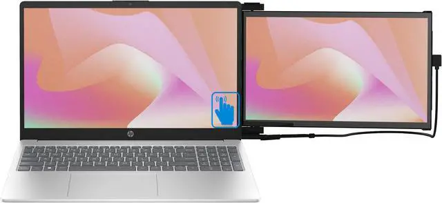 Alt view image 3 of 7 - HP 15t-fd000 School & Business Laptop (Intel i5-1334U 10-Core, 15.6" 60 Hz Touch Full HD (1920x1080), Intel UHD, 8GB RAM, 256GB SSD, Backlit KB, Wifi, Webcam, Fingerprint, Bluetooth, Win 11 Home)