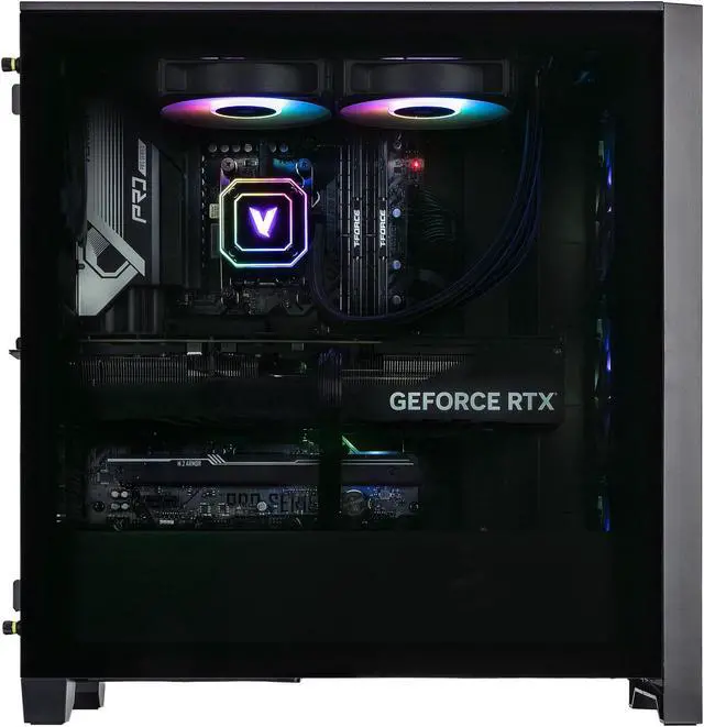 Alt view image 2 of 7 - Velztorm Altix Custom Built Gaming Desktop PC (AMD Ryzen 7 9700X, GeForce RTX 5080, 32GB DDR5, 2TB PCIe SSD, RGB Fans, 240mm AIO, 1000W PSU, WiFi 6E, Bluetooth 5.2, RJ-45, 1 Display Port, Win 11 Home)