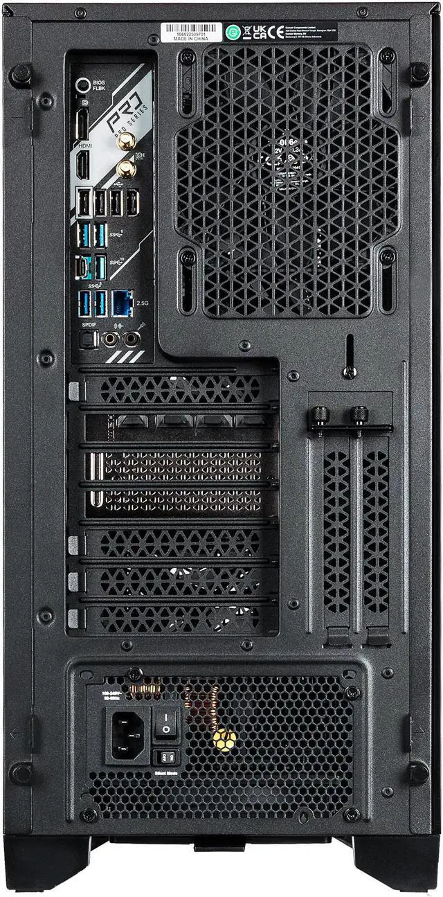 Alt view image 7 of 7 - Velztorm Altix Custom Built Gaming Desktop PC (AMD Ryzen 7 9700X, GeForce RTX 5080, 32GB DDR5, 2TB PCIe SSD, RGB Fans, 240mm AIO, 1000W PSU, WiFi 6E, Bluetooth 5.2, RJ-45, 1 Display Port, Win 11 Home)
