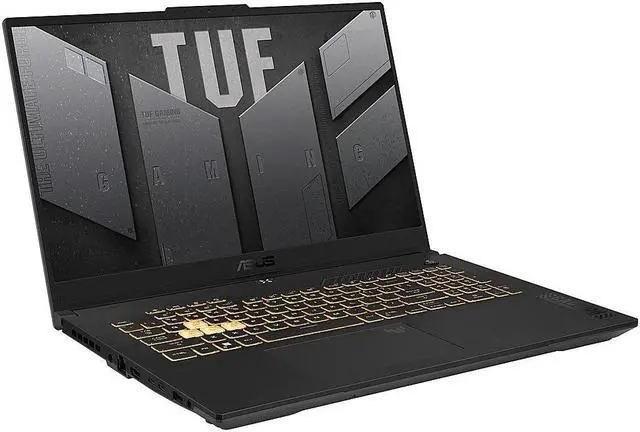 Alt view image 2 of 7 - ASUS TUF Gaming F17 Gaming & Entertainment Laptop (Intel i7-13700H 14-Core, 17.3" 144 Hz Full HD (1920x1080), GeForce RTX 4060, 64GB RAM, 2x2TB PCIe SSD RAID 1  (2TB), Win 11 Pro) with USB-C Dock