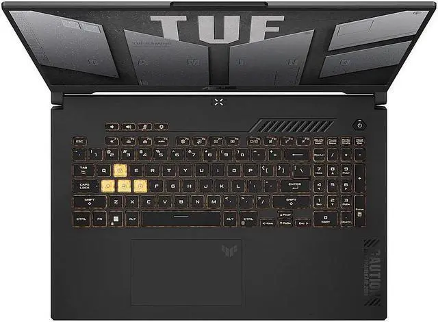 Alt view image 4 of 7 - ASUS TUF Gaming F17 Gaming & Entertainment Laptop (Intel i7-13700H 14-Core, 17.3" 144 Hz Full HD (1920x1080), GeForce RTX 4060, 64GB RAM, 2x2TB PCIe SSD RAID 1  (2TB), Win 11 Pro) with USB-C Dock