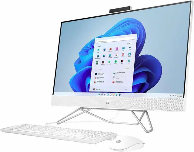 Alt view image 3 of 7 - HP 27-cb0070 Business All-in-One 27" Touchscreen IPS FHD Display (AMD Ryzen 7 5700U, 32GB DDR4, 2TB PCIe SSD, AMD Radeon, WiFi 5, Webcam, Bluetooth 5.0, Win 11 Home) (Renewed)