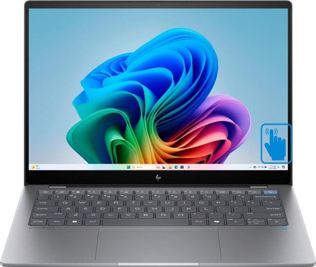 Main image of HP OmniBook X Home & Business Laptop (Snapdragon X Elite X1E-78-100 12-Core, 16GB LPDDR5X 8448MHz RAM, 1TB SSD, Qualcomm Adreno, 14.0" 60 Hz Touch 2240x1400, Wifi, Bluetooth, Win 11 Home)