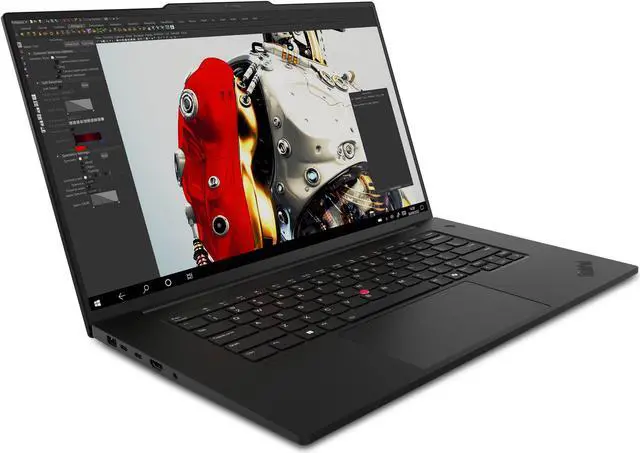 Alt view image 2 of 7 - Lenovo ThinkPad P1 Gen 7 Mobile Workstation 16.0" 165Hz IPS WQXGA Display (Intel Ultra 7-155H, RTX 1000 Ada 6GB, 16GB LPDDR5X, 8TB PCIe SSD, Backlit KB, Fingerprint, Win 11 Pro) w/Premium Backpack
