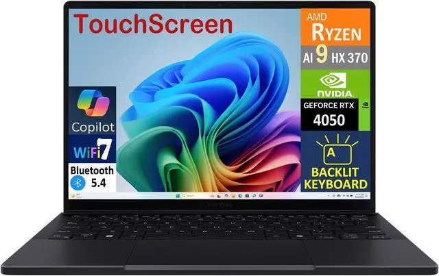 Main image of ASUS ProArt PX13 AI Gaming 2-in-1 Laptop 13.3" Touchscreen AMOLED 2.8K Display (AMD Ryzen AI 9 HX 370, 32GB LPDDR5X, 2TB M.2  PCIe SSD, Backlit KB, WiFi 7, Webcam, Bluetooth 5.4, Win 11 Pro)