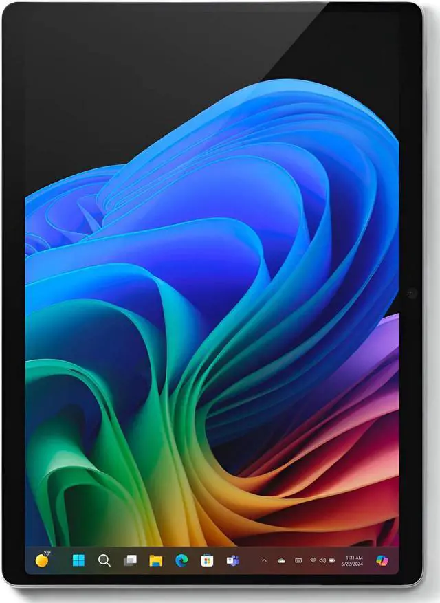 Alt view image 3 of 7 - Microsoft Surface Pro AI Powered 2-in-1 Laptop 13.0" Touchscreen OLED 2880x1920 Display (Qualcomm Snapdragon X Elite X1E-80-100, 16GB LPDDR5X, 1TB SSD, 2 Thunderbolt 4, WiFi 7, Win 11 Home) (Renewed)