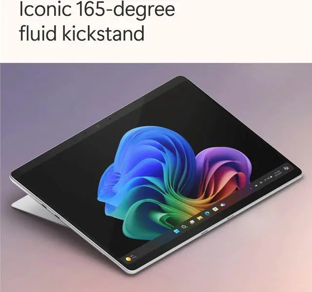 Alt view image 7 of 7 - Microsoft Surface Pro AI Powered 2-in-1 Laptop 13.0" Touchscreen OLED 2880x1920 Display (Qualcomm Snapdragon X Elite X1E-80-100, 16GB LPDDR5X, 1TB SSD, 2 Thunderbolt 4, WiFi 7, Win 11 Home) (Renewed)