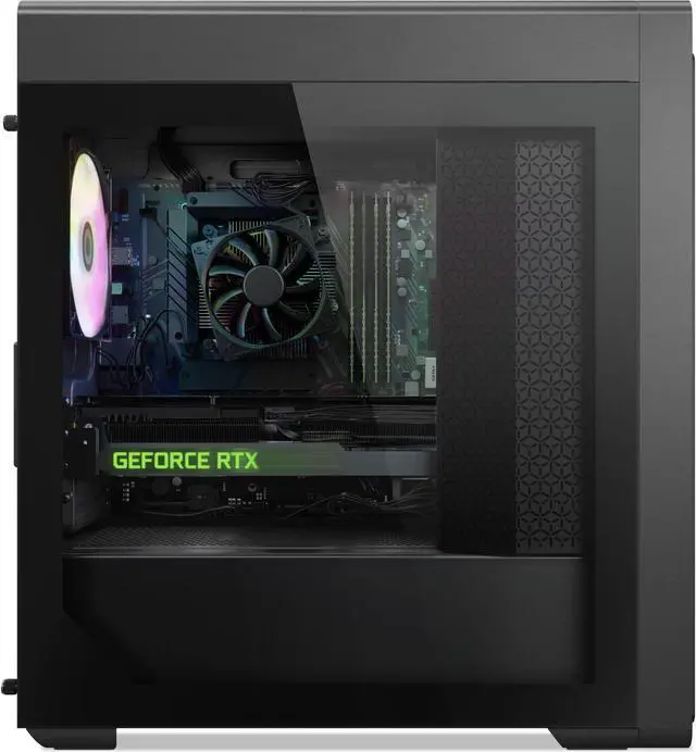 Alt view image 4 of 7 - Lenovo Legion Tower 5 Gen 8 Gaming Desktop PC (AMD Ryzen 5 7600, Radeon RX 7600 8GB GDDR6, 16GB DDR5, 512GB SSD, 500W PSU, WiFi 6E, Bluetooth 5.2, RJ-45, 3 Display Port, HDMI, Win 11 Home) (Renewed)