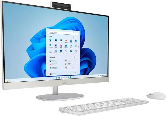 Alt view image 2 of 7 - HP All-in-One 27 AI Powered All-in-One 27" Touchscreen IPS FHD Display (Intel Core Ultra 7 155U, 16GB DDR5, 1TB SSD, Intel Graphics, WiFi 6, Webcam, Bluetooth 5.3, Win 11 Home)