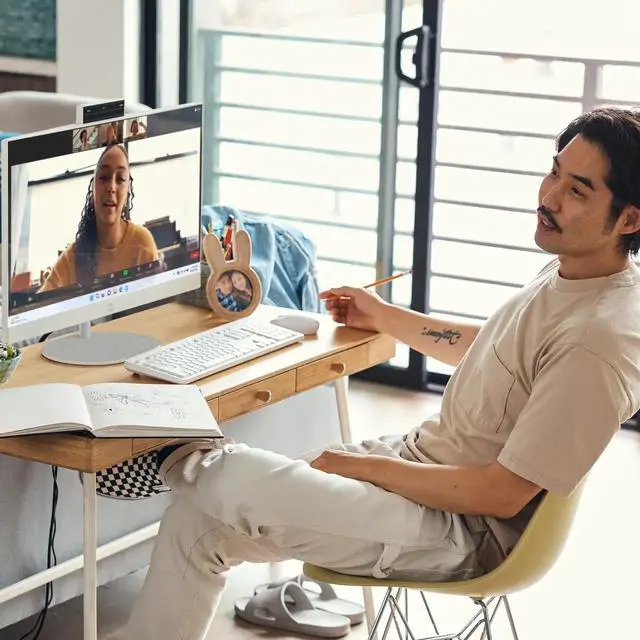 Alt view image 5 of 7 - HP All-in-One 27 AI Powered All-in-One 27" Touchscreen IPS FHD Display (Intel Core Ultra 7 155U, 16GB DDR5, 1TB SSD, Intel Graphics, WiFi 6, Webcam, Bluetooth 5.3, Win 11 Home)