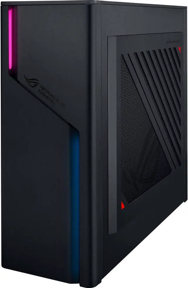 Alt view image 6 of 7 - ASUS ASUS ROG G22CH-PB776 Gaming Desktop PC (Intel i7-13700F, GeForce RTX 4070 12GB GDDR6X, 64GB DDR5, 2x4TB PCIe SSD (8TB), Air Cooling, 600W PSU, WiFi 6E, Bluetooth 5.3, RJ-45, Win 11 Pro) (Renewed)