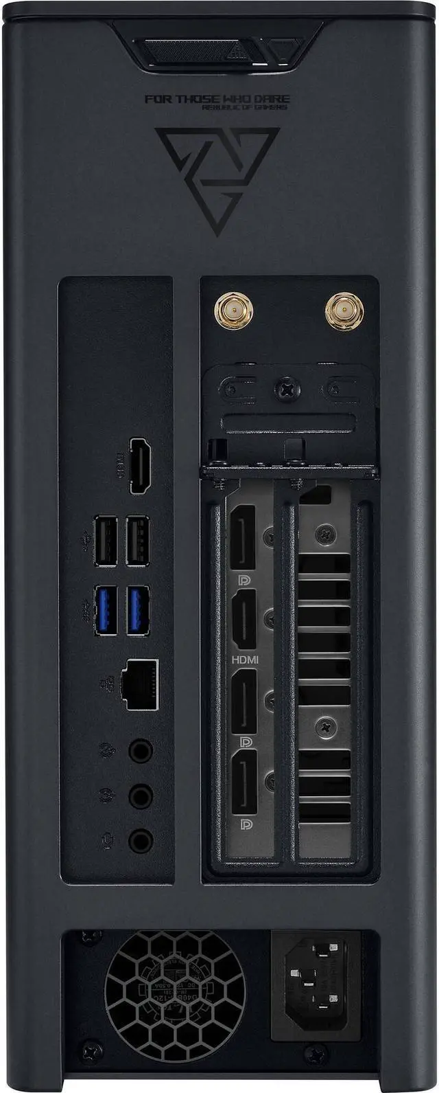 Alt view image 7 of 7 - ASUS ASUS ROG G22CH-PB776 Gaming Desktop PC (Intel i7-13700F, GeForce RTX 4070 12GB GDDR6X, 64GB DDR5, 2x4TB PCIe SSD (8TB), Air Cooling, 600W PSU, WiFi 6E, Bluetooth 5.3, RJ-45, Win 11 Pro) (Renewed)