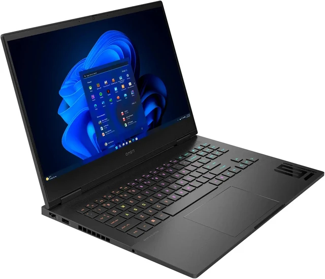 Alt view image 2 of 6 - HP OMEN Gaming Laptop 16.1" 165Hz IPS FHD Display (Intel i7-13620H, GeForce RTX 4060 8GB, 16GB DDR5, 2TB PCIe SSD, 4-Zone RGB KB, Thunderbolt 4, WiFi 6E, Webcam, Bluetooth 5.3, Win 11 Pro)