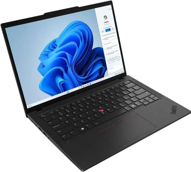 Alt view image 2 of 5 - Lenovo T14 Gen 5 AI Powered Laptop 14.0" IPS WUXGA Display (Intel Core Ultra 7 155U, 8GB DDR5, 256GB SSD, Intel Graphics, Backlit KB, Fingerprint, 2 Thunderbolt 4, WiFi 6E, Webcam, No OS)