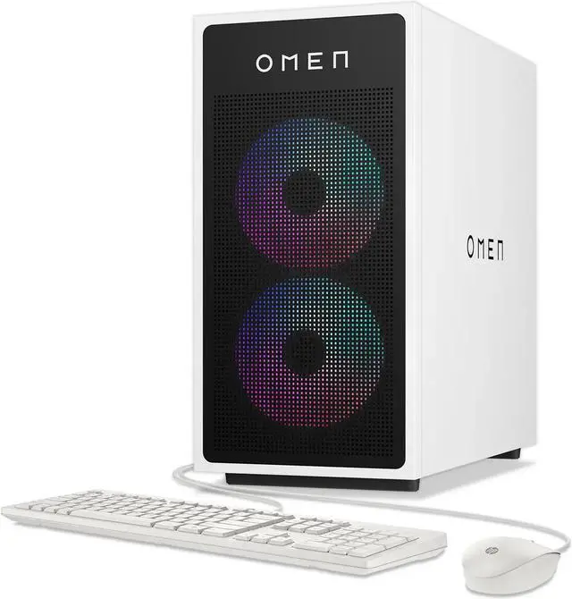 Alt view image 4 of 5 - HP OMEN 35L Gaming Desktop PC (AMD Ryzen 7 8700G, GeForce RTX 4080 Super 16GB GDDR6X, 64GB DDR5, 1TB PCIe SSD + 3TB HDD, RGB Fans, Air Cooling, 850W PSU, WiFi 6, Bluetooth 5.3, RJ-45, Win 11 Pro)