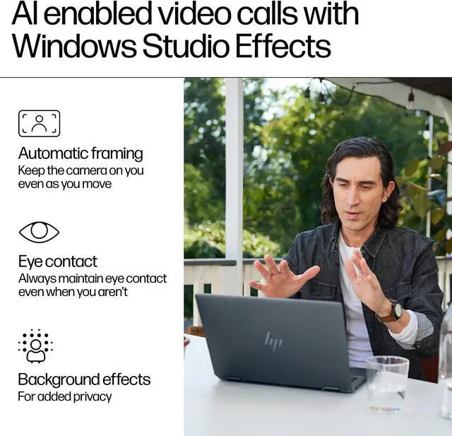 Alt view image 7 of 7 - HP Spectre x360 AI Powered 2-in-1 Laptop 14.0" Touchscreen OLED 2.8K Display (Intel Ultra 7-155H, 32GB LPDDR5X, 4TB PCIe SSD, Active Pen, Backlit KB, Fingerprint, 2 Thunderbolt 4, Win 11 Home)