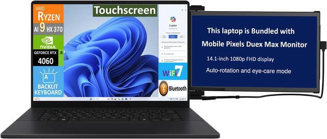Main image of ASUS ProArt P16 AI Powered Laptop 16.0" Touchscreen AMOLED 4K Display (AMD Ryzen AI 9 HX 370, 32GB LPDDR5X, 2x512GB PCIe SSD (1TB), GeForce RTX 4060, Backlit KB, Win 11 Pro) w/Duex Max DS Monitor