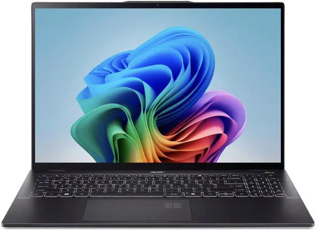 Alt view image 7 of 7 - Acer Swift 16 AI AI PC Laptop 16.0" Touchscreen OLED 2.8K Display (Intel Ultra 7-256V, 16GB LPDDR5X, 4TB PCIe SSD, Intel Arc, Backlit KB, Fingerprint, 2 Thunderbolt 4, WiFi 7, Webcam, Win 11 Home)