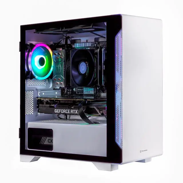 Main image of Velztorm Nix Gaming Desktop PC (AMD Ryzen 5 5600X, GeForce RTX 5070, 16GB DDR4, 1TB PCIe SSD + 2TB HDD, 750W PSU, RJ-45, HDMI, Win 11 Pro)