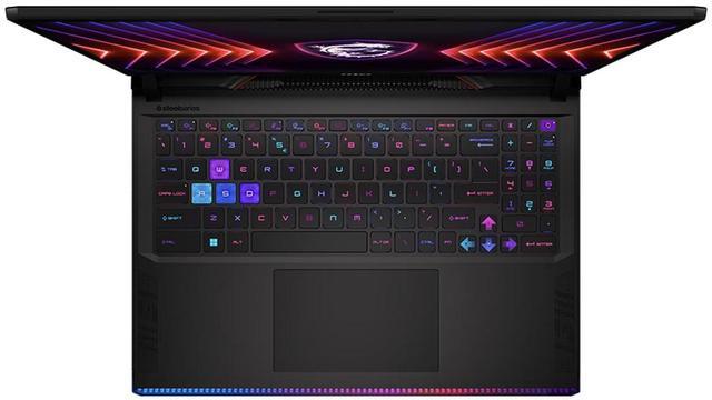Alt view image 3 of 7 - MSI Raider GE68 HX AI Gaming Laptop 16.0" 120Hz IPS 4K Display (Intel i9-14900HX, NVIDIA GeForce RTX 4090 16GB, 64GB DDR5, 2TB SSD, Per Key RGB KB, Thunderbolt 4, WiFi 7, Webcam, Win 11 Home)
