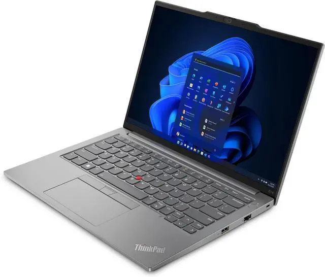 Alt view image 4 of 6 - Lenovo ThinkPad E14 Gen 5 Business Laptop 14.0" IPS WUXGA Display (Intel i7-1355U, 24GB DDR4, 1TB M.2  PCIe SSD, Intel Iris Xe, Backlit KB, Fingerprint, Thunderbolt 4, WiFi 6, Webcam, Win 11 Pro)
