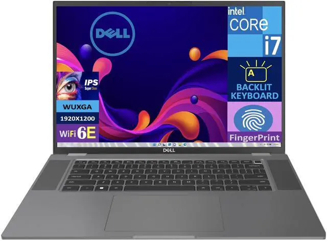 Main image of Dell Latitude 7640 Business Laptop 16.0" IPS WUXGA Display (Intel i7-1365U, 32GB LPDDR5, 256GB SSD, Intel Iris Xe, Backlit KB, Fingerprint, 2 Thunderbolt 4, WiFi 6E, Webcam, Bluetooth 5.3, Win 11 Pro)