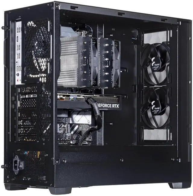 Alt view image 5 of 7 - Velztorm Ace II Gaming Desktop PC (AMD Ryzen 7 7700X, GeForce RTX 5070, 32GB DDR5, 2TB PCIe SSD, 750W PSU, WiFi 7, Bluetooth 5.4, RJ-45, 3 Display Port, HDMI, Win 11 Pro)