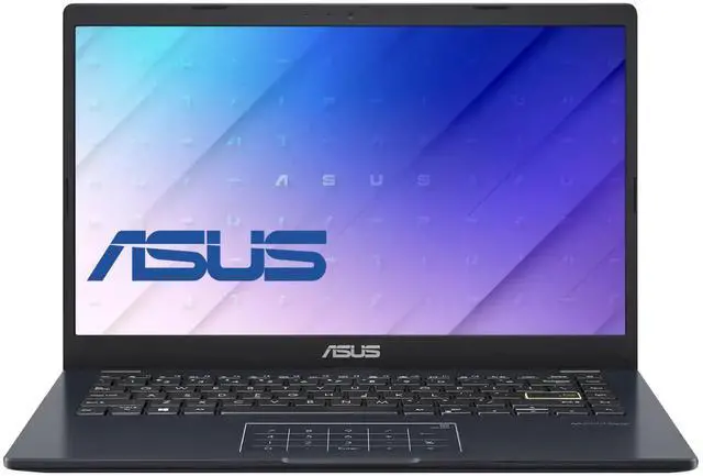 Main image of ASUS E410KA Laptop 14.0" FHD Display (Intel Pentium N6000, 4GB LPDDR4, 256GB PCIe SSD, Intel UHD, WiFi 5, Webcam, Bluetooth 5.0, Win 11 Pro)