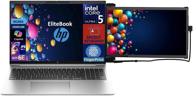 Alt view image 3 of 7 - HP EliteBook 860 Business Laptop 16.0" IPS WUXGA Display (Intel Ultra 5 125U, 16GB DDR5, 4TB PCIe SSD, Intel Graphics, Backlit KB, Fingerprint, 2 Thunderbolt 4, Win 11 Pro) w/Duex Max DS Monitor