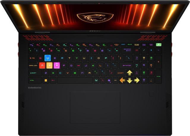 Alt view image 5 of 7 - MSI Raider AI Gaming Laptop 18" 120Hz Mini LED 4K Display (Intel Ultra 9- 285HX, NVIDIA GeForce RTX 5080 16GB, 64GB DDR5, 2x 2TB SSD, Backlit KB, Fingerprint, Win 11 Home) w/DKZ USB Port Expander