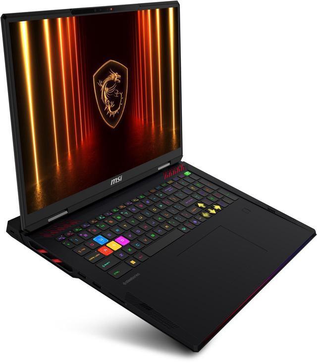 Alt view image 6 of 7 - MSI Raider AI Gaming Laptop 18" 120Hz Mini LED 4K Display (Intel Ultra 9- 285HX, NVIDIA GeForce RTX 5080 16GB, 64GB DDR5, 2x 2TB SSD, Backlit KB, Fingerprint, Win 11 Home) w/DKZ USB Port Expander
