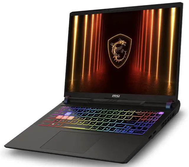Alt view image 5 of 7 - MSI Vector AI Gaming Laptop 16.0" 240Hz WQXGA Display (Intel Ultra 9- 275HX, NVIDIA GeForce RTX 5070 Ti 12GB, 32GB DDR5, 2x4TB PCIe SSD (8TB), RGB KB, Win 11 Pro) w/Duex Max DS Monitor