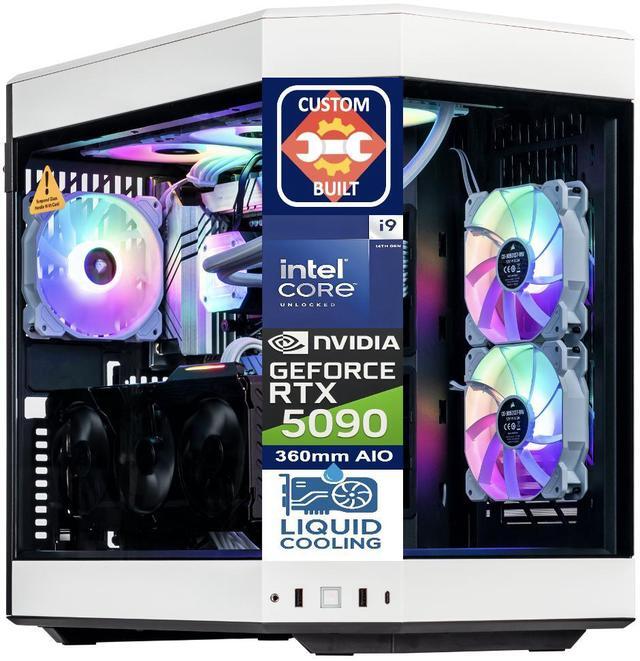 Main image of Velztorm Praetix Liquid Cooled Gaming Desktop PC (GeForce RTX 5090 32GB GDDR7, Intel i9-14900K upto 6.0GHz, 32GB DDR5, 2TB PCIe NVMe SSD, 6 RGB Fans, 360mm AIO, 1000W PSU, WiFi 6, Win 11 Pro)