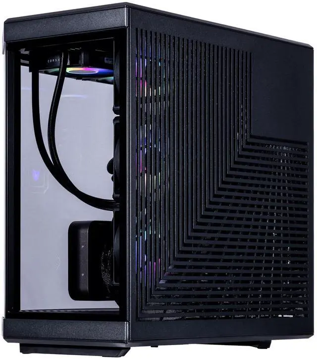 Alt view image 5 of 7 - Velztorm LCD Black Praetix Custom Built Gaming Desktop PC (Intel i9-14900K, GeForce RTX 5070, 64GB DDR5, 2TB PCIe SSD + 6TB HDD, RGB Fans, 360mm AIO, 1000W PSU, WiFi 6E, Bluetooth 5.2, Win 11 Pro)