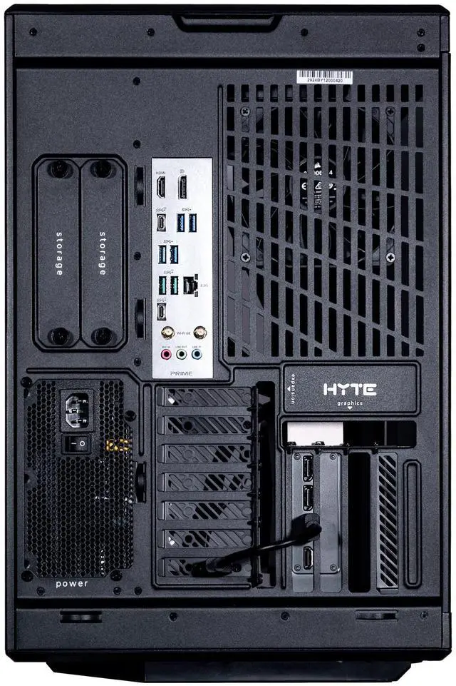 Alt view image 7 of 7 - Velztorm LCD Black Praetix Custom Built Gaming Desktop PC (Intel i9-14900K, GeForce RTX 5070, 64GB DDR5, 2TB PCIe SSD + 6TB HDD, RGB Fans, 360mm AIO, 1000W PSU, WiFi 6E, Bluetooth 5.2, Win 11 Pro)