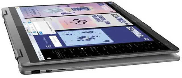 Alt view image 7 of 7 - Lenovo Yoga 7i 2-in-1 AI PC 2-in-1 Laptop 16.0" Touchscreen IPS WUXGA Display (Intel Ultra 7-256V, 16GB LPDDR5X, 1TB SSD, Backlit KB, Fingerprint, 2 Thunderbolt 4, WiFi 7, Webcam, Win 11 Home)