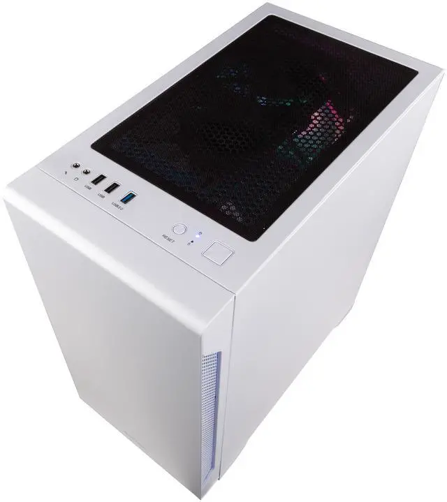 Alt view image 7 of 7 - Velztorm Nix Gaming Desktop PC (AMD Ryzen 5 5600X, Radeon RX570 8G, 16GB DDR4, 1TB PCIe SSD, 750W PSU, RJ-45, HDMI, Win 11 Home)