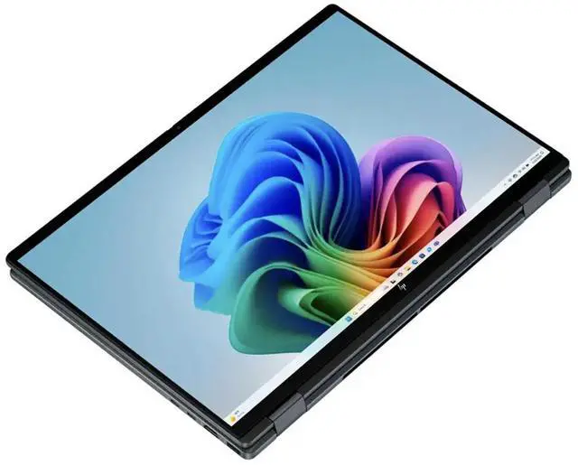 Alt view image 6 of 7 - HP OmniBook X Flip 2-in-1 AI Powered 2-in-1 Laptop 16.0" Touchscreen IPS WUXGA Display (Intel Ultra 7-256V, 16GB LPDDR5X, 1TB SSD, Backlit KB, Thunderbolt 4, Win 11 Home) w/Duex Max DS Monitor
