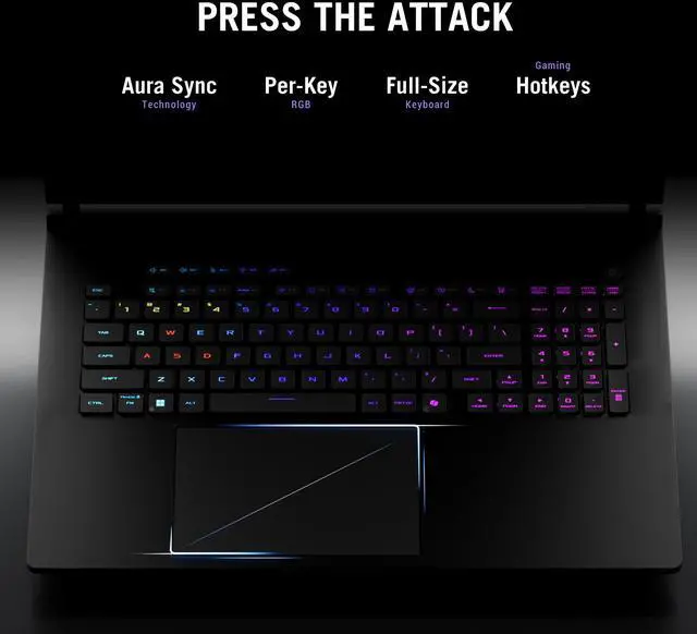 Alt view image 7 of 7 - ASUS ROG Strix SCAR AI Gaming Laptop 18" 240Hz Mini LED WQXGA Display (Intel Ultra 9- 275HX, NVIDIA GeForce RTX 5090 24GB, 32GB DDR5, 2x4TB PCIe SSD (8TB), RGB KB, 2 Thunderbolt 5, WiFi 7, Win 11 Pro)