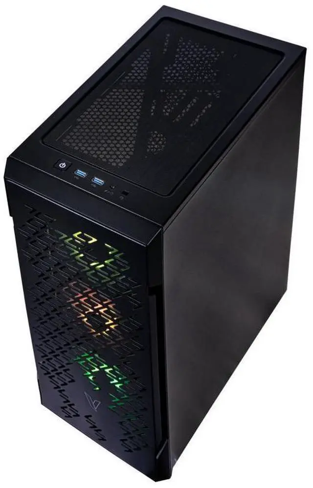 Alt view image 7 of 7 - Velztorm Fultix Custom Built Gaming Desktop PC (AMD Ryzen 5-5500, GeForce RTX 5060, 32GB DDR4, 1TB PCIe SSD + 2TB HDD, 750W PSU, WiFi 4, Bluetooth 4.2, RJ-45, HDMI, Win 11 Pro)