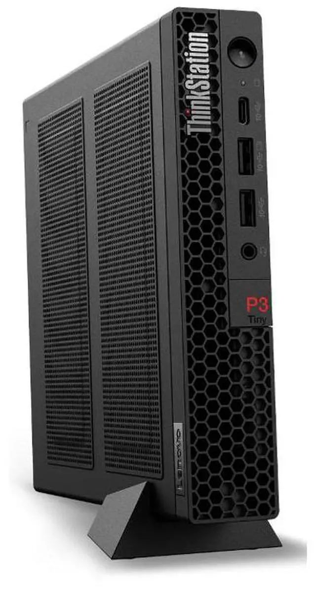 Alt view image 6 of 7 - Lenovo ThinkStation Workstation Mini Desktop (Intel i7-14700, NVIDIA T400 4GB, 8GB DDR5, 256GB SSD, WiFi 6, Bluetooth 5.3, 300W PSU, RJ-45, 3 mini Display Port, No OS) (Renewed)