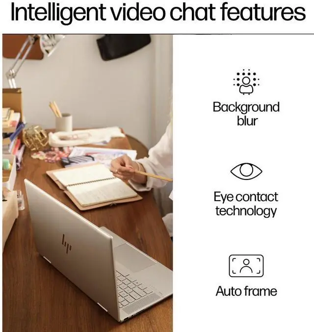 Alt view image 5 of 7 - HP Envy x360 AI Powered 2-in-1 Laptop 16.0" Touchscreen IPS WUXGA Display (Intel Core Ultra 7 155U, 32GB LPDDR5, 512GB PCIe SSD, Active Pen, Backlit KB, Thunderbolt 4, WiFi 7, Webcam, Win 11 Pro)