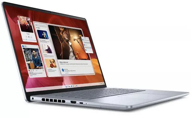 Alt view image 2 of 7 - Dell Inspiron 16 Plus 7640 AI Powered Laptop 16.0" IPS WQXGA Display (Intel Ultra 9-185H, 16GB LPDDR5X, 4TB PCIe SSD, Intel Arc, Backlit KB, Fingerprint, Thunderbolt 4, WiFi 6E, Webcam, Win 11 Home)