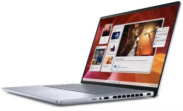 Alt view image 3 of 7 - Dell Inspiron 16 Plus 7640 AI Powered Laptop 16.0" IPS WQXGA Display (Intel Ultra 9-185H, 16GB LPDDR5X, 4TB PCIe SSD, Intel Arc, Backlit KB, Fingerprint, Thunderbolt 4, WiFi 6E, Webcam, Win 11 Home)