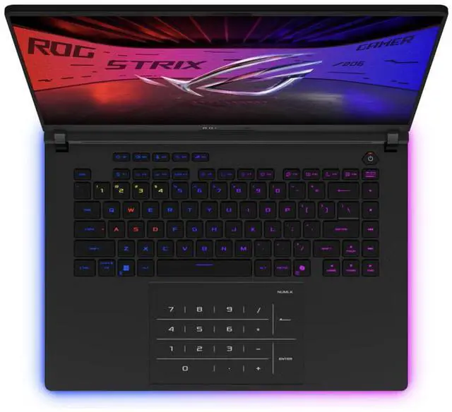 Alt view image 5 of 7 - ASUS ROG Strix SCAR AI Gaming Laptop 16.0" 240Hz Mini LED WQXGA Display (Intel Ultra 9- 275HX, NVIDIA GeForce RTX 5090 24GB, 32GB DDR5, 2TB SSD, RGB KB, Win 11 Pro) w/Duex Max DS Monitor