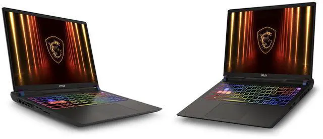 Alt view image 2 of 7 - MSI Vector AI Gaming Laptop 16.0" 240Hz WQXGA Display (Intel Ultra 9- 275HX, NVIDIA GeForce RTX 5080 16GB, 32GB DDR5, 2TB PCIe SSD, RGB KB, 2 Thunderbolt 5, WiFi 6E, Webcam, Win 11 Home)