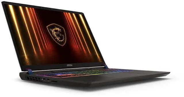 Alt view image 6 of 7 - MSI Vector AI Gaming Laptop 16.0" 240Hz WQXGA Display (Intel Ultra 9- 275HX, NVIDIA GeForce RTX 5080 16GB, 32GB DDR5, 2TB PCIe SSD, RGB KB, 2 Thunderbolt 5, WiFi 6E, Webcam, Win 11 Home)