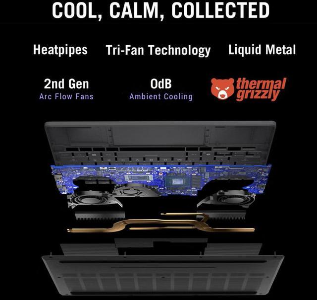 Alt view image 5 of 7 - ASUS ROG Zephyrus AI Gaming Laptop 14.0" 120Hz 2.8K Display (AMD Ryzen 9 270, GeForce RTX 5070 8GB, 32GB LPDDR5X, 1TB SSD, RGB KB, WiFi 7, Webcam, Bluetooth 5.4, Win 11 Home)