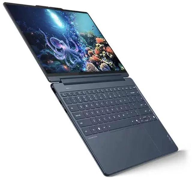 Alt view image 3 of 7 - Lenovo Yoga HIGH PERFORMANCE 2-in-1 Laptop 14.0" Touchscreen OLED 2.8K Display (Intel Ultra 7-258V, 32GB LPDDR5X, 1TB SSD, Backlit KB, Fingerprint, 2 Thunderbolt 4, WiFi 7, Webcam, Win 11 Home)