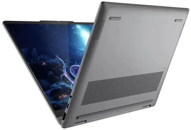 Alt view image 6 of 7 - Lenovo Yoga AI PC 2-in-1 Laptop 14.0" Touchscreen OLED WUXGA Display (Intel Ultra 7-256V, 16GB LPDDR5X, 1TB SSD, Backlit KB, Fingerprint, 2 Thunderbolt 4, WiFi 7, Webcam, Bluetooth 5.4, Win 11 Home)